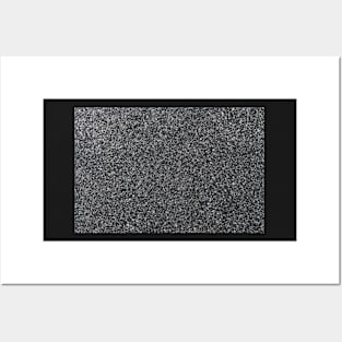 Closeup of dark grey granite Posters and Art